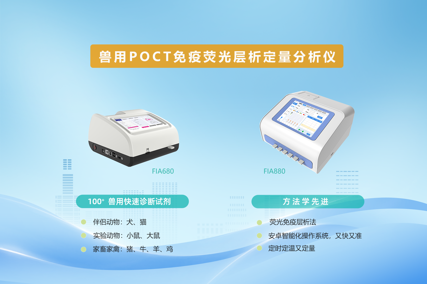 兽用POCT免疫荧光层析定量分析仪